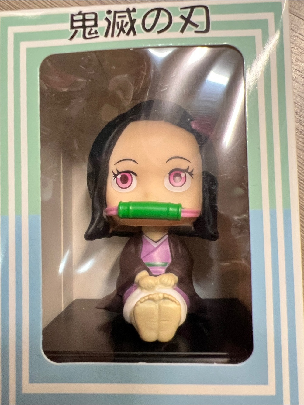 Nezuko Kamado Mini Figure with Green Muzzle